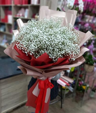 Букет цветов из: Гипсофила в Хомутовке