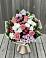 Букет цветов из: Альстромерии, Гвоздики, Розы и Хризантемы в Хомутовке