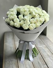 Букет 35 Белых роз в Хомутовке