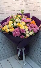 Букет цветов из:  Хризантемы и Розы #REPLACE_PRED# Хомутовке