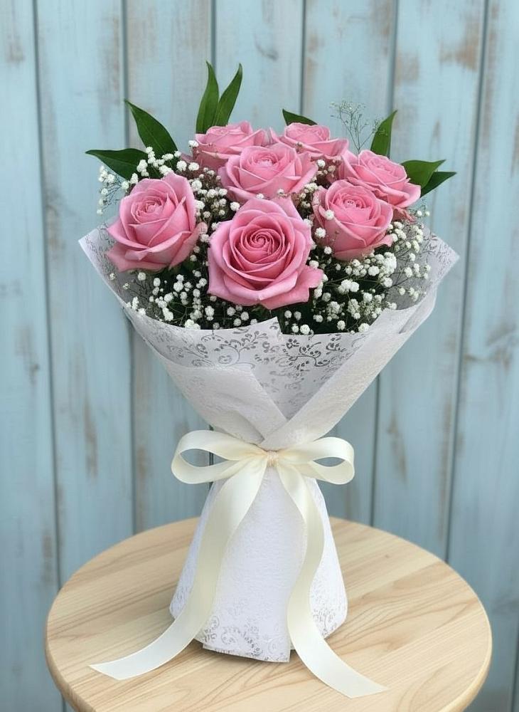 Букет цветов из: Розы в Хомутовке