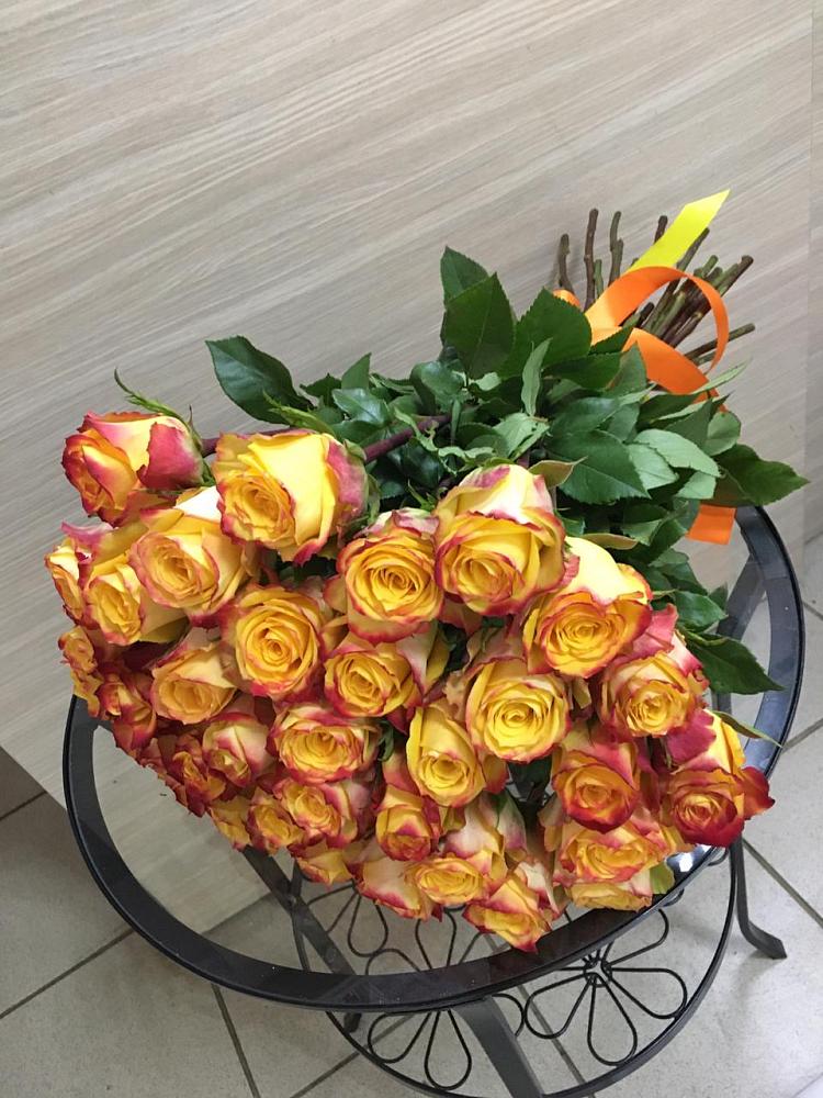 Букет Желтые розы в Хомутовке