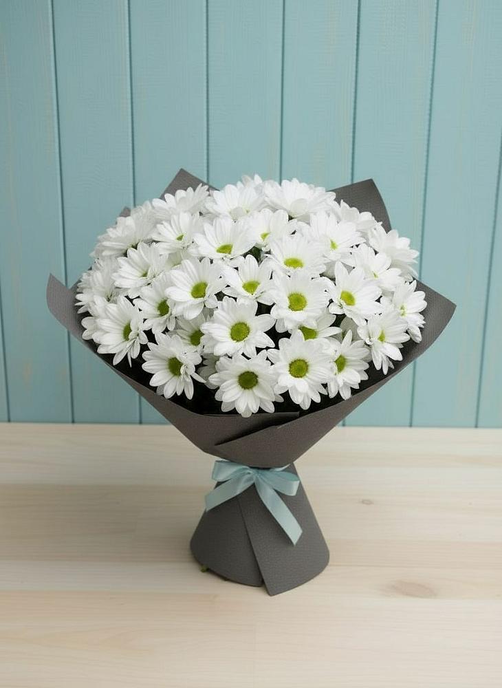 Букет цветов из: Хризантемы в Хомутовке