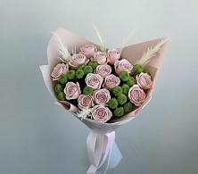 Букет цветов из:  Розы и Хризантемы в Хомутовке