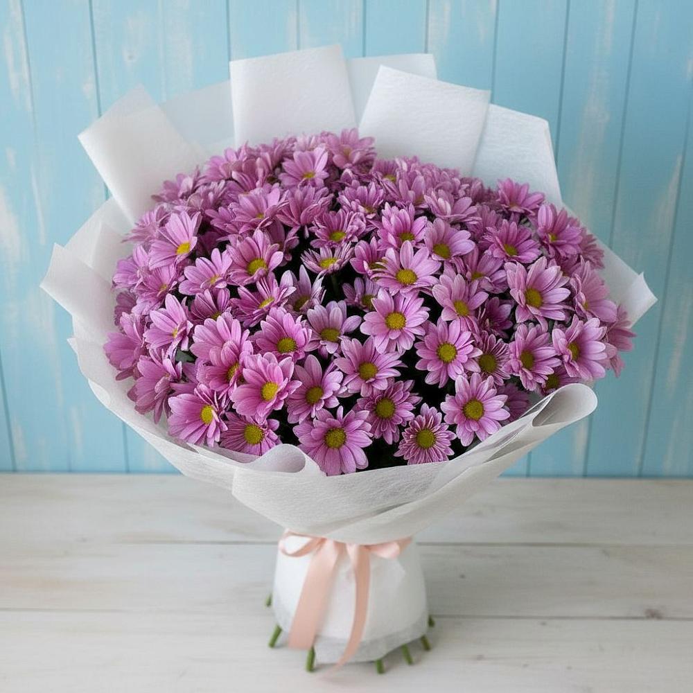 Букет цветов из: Хризантемы в Хомутовке