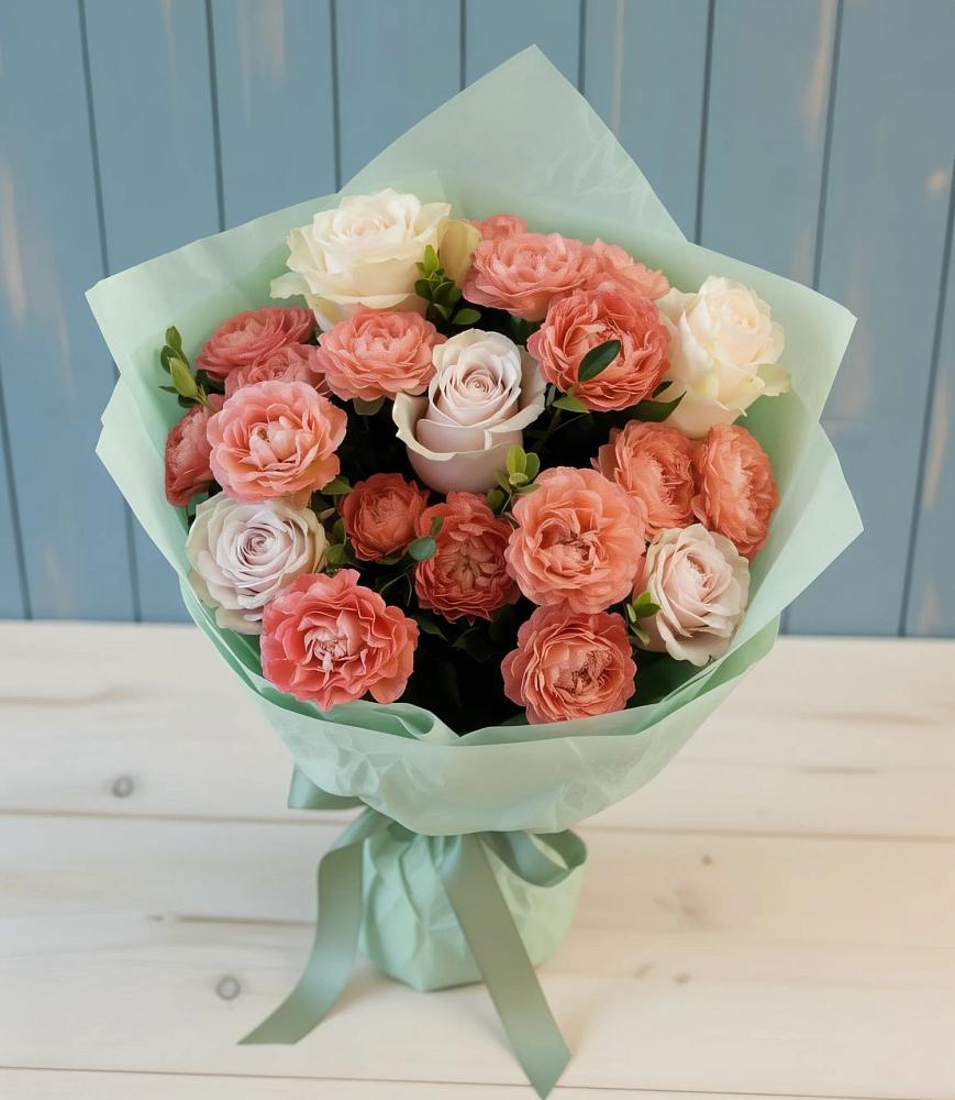 Букет цветов из: Розы в Хомутовке