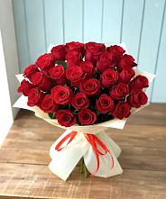 Букет 29 Красных роз в Хомутовке