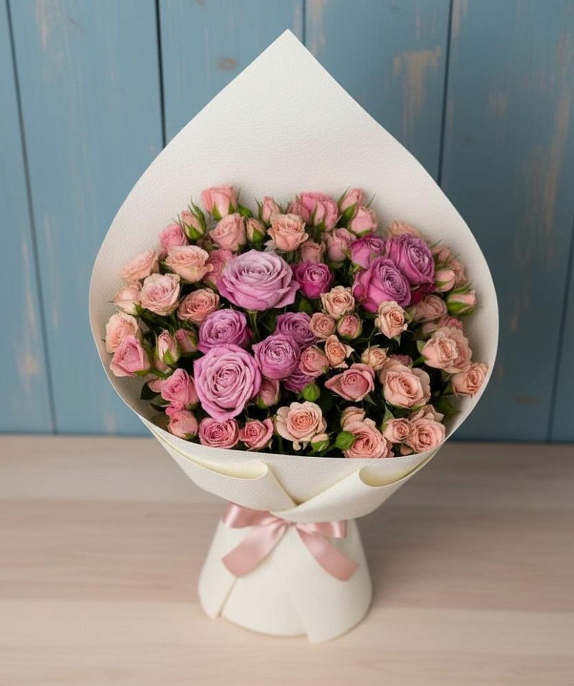 Букет цветов из: Розы в Хомутовке