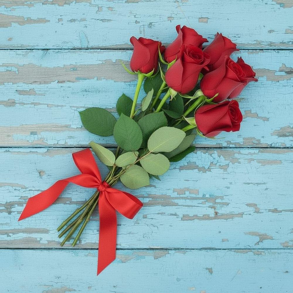 Букет Красные розы в Хомутовке